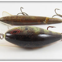 Rebel Naturalized Perch Wee R & Floater Minnow Pair