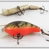 Rebel Naturalized Perch Wee R & Floater Minnow Pair