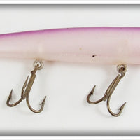 Vintage Cotton Cordell White & Purple Boy Howdy Lure