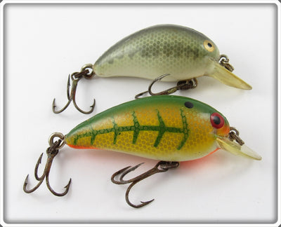 Bomber Model A Pair: Green Bass & Yellow Perch