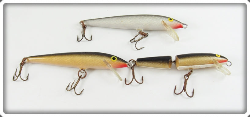 Rapala Black Back Minnow Lot Of Three Lures For Sale