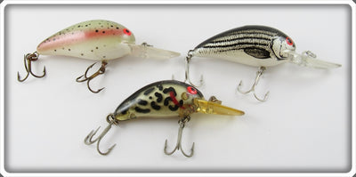 Bomber Model A Lot Of Three: Rainbow Trout, Natural, & Coachdog