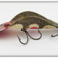 Buck Perry Gold & Red With Glitter Spoonplug