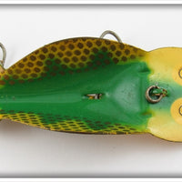 Buck Perry Green & Yellow Spoonplug