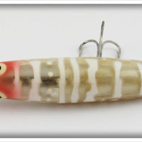 Heddon Red & White Dying Quiver In Box