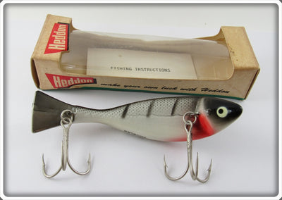 Vintage Heddon 7050 BWX Black/Black Prowler Lure In Correct Box