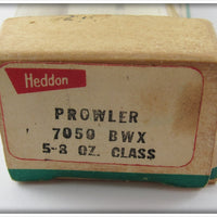 Heddon BWX Black/Black Prowler In Correct Box
