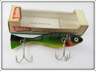 Vintage Heddon Green Yellow Red Prowler Lure 7050 GYR In Correct Box