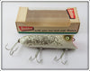 Vintage Heddon Silver Flitter Lucky 13 Lure 2500 SS In Box