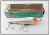 Heddon White Shore Original Wood Zaragossa In Correct Box