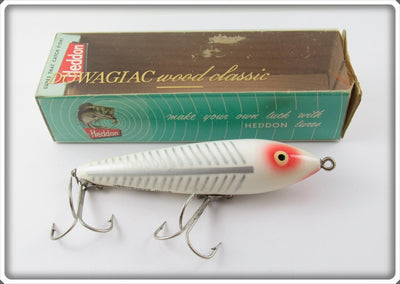 Heddon White Shore Original Wood Zaragossa In Correct Box