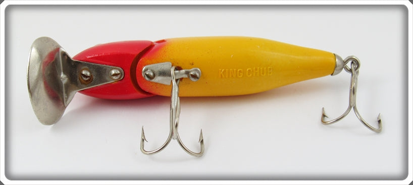 chub tackle box Vintage Chicago Tackle Co Yellow & Red King Chub Lure In Box 403