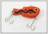 Fred Arbogast Orange & Black Tru Shad