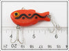 Fred Arbogast Orange & Black Tru Shad