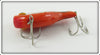 Fred Arbogast Orange & Black Tru Shad