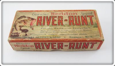 Heddon Empty Box For Dace Go Deeper River Runt