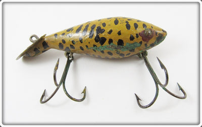 Folk Art Yellow & Black Crab Wiggler Type