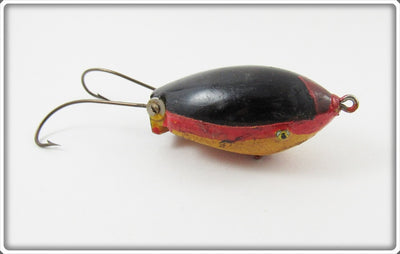Folk Art Black, Yellow, & Red Chunk Bait