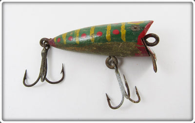 Folk Art Green, Yellow, & Red Darter Type