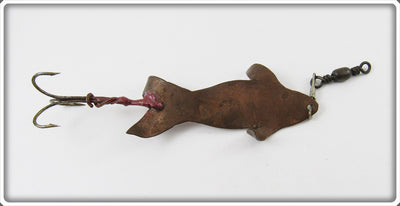 Folk Art Metal Fish Shaped Lure