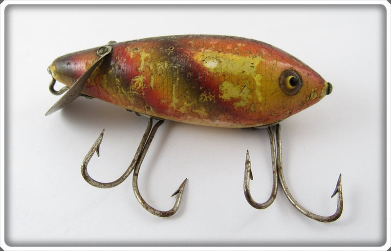 crab wobbler fishing lure Heddon Beat Up Bar Fish Wiggler For Sale 4/0 Circle Hooks (12pk) KO Wobblers mimic this Color:Platinum & Glow 029 Grouper Jighead