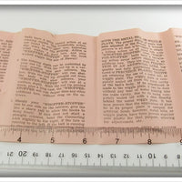 Whopper Stopper Red & White Model 100 In Box