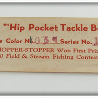 Whopper Stopper Yellow Black Ribs Model 100 In Box