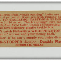 Whopper Stopper Yellow Black Ribs Model 100 In Box