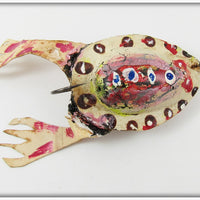 Folk Art Colorful Frog