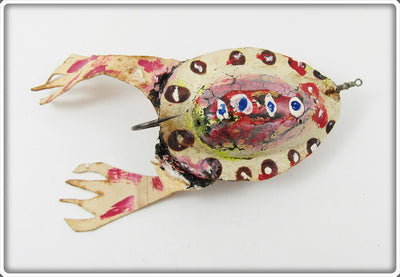 Folk Art Colorful Frog