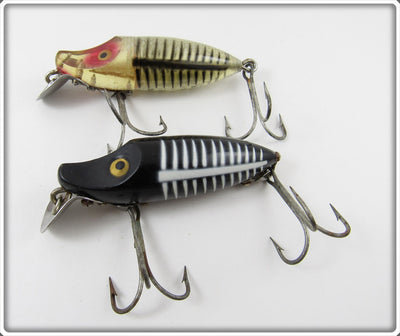 Heddon Black Shore & Silver Shore River Runt Spook Sinker Pair