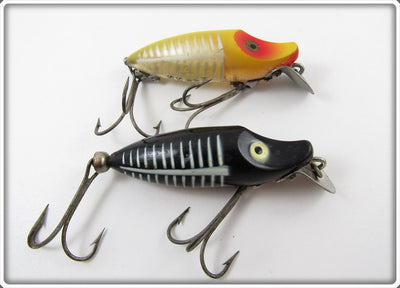 Heddon Black Shore & Yellow Shore River Runt Spook Sinker Pair