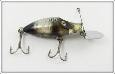 Heddon Black & Silver Fish Flash Tiny Go Deeper Runt FFSB