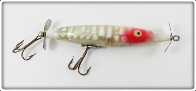Heddon White Coachdog Dying Flutter