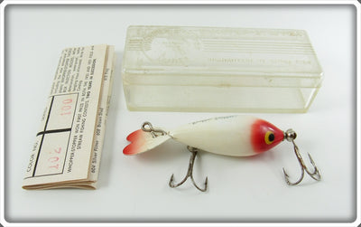 Vintage Whopper Stopper Red Head Model 100 Lure In Box