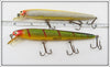 Heddon Perch & Yellow W/Silver Flash Cobra Pair