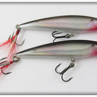 Rapala Silver & Black X-Rap Pair