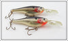 Rapala Chrome Shad Rap Pair