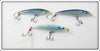 Rapala Blue X-Rap Lot Of Three