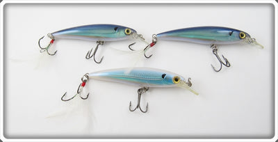 Rapala Blue X-Rap Lot Of Three