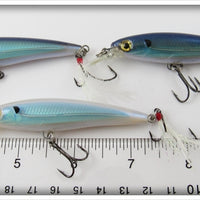 Rapala Blue X-Rap Lot Of Three