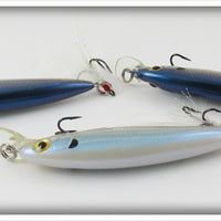 Rapala Blue X-Rap Lot Of Three