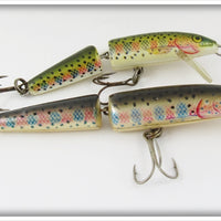 Rapala Natural Rainbow Trout Jointed Minnow Pair
