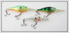 Rapala White, Perch & Green Shad Rap Lot Of Three