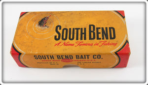 Vintage South Bend Silver Speckle Dive Oreno Empty Lure Box