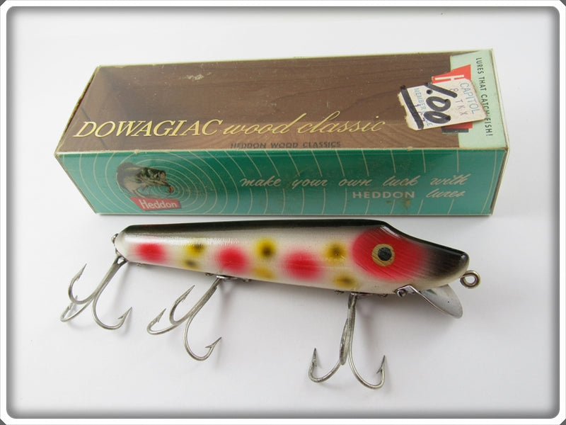 Heddon Strawberry Original Wood Vamp In Correct Box For Sale