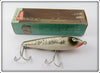 Heddon Silver Flitter Original Wood Zaragossa In Correct Box 6500 SS