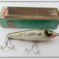 Heddon Silver Flitter Original Wood Zaragossa In Correct Box 6500 SS