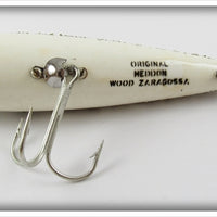 Heddon Silver Flitter Original Wood Zaragossa In Correct Box 6500 SS