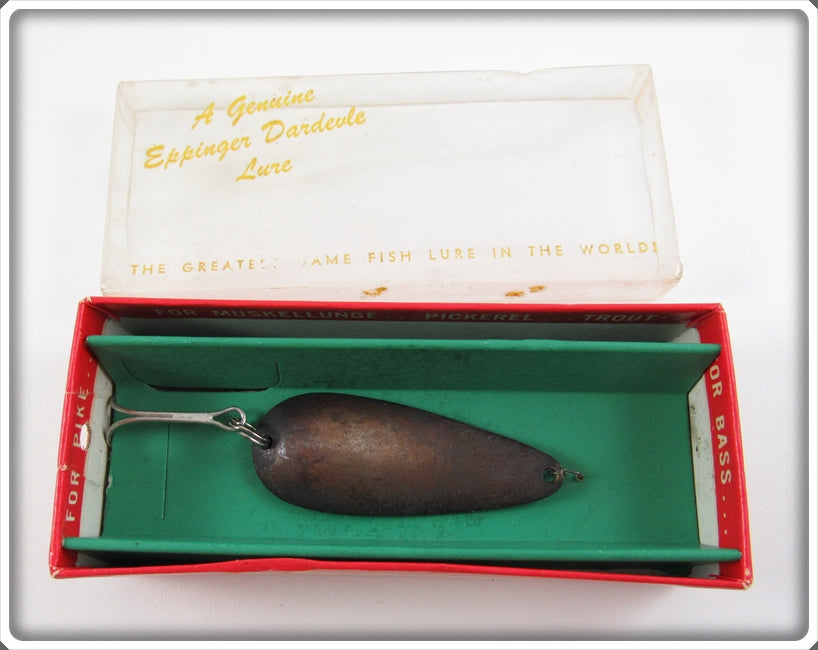 Vintage Lou J Eppinger Dardevle Spoon In Box